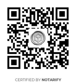 QR Code certificazione Notarify